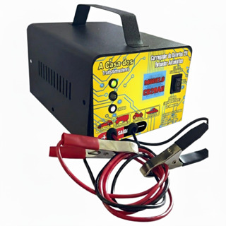 Carregador de Bateria LED Automotiva Carro Moto Nautica CBL20ah carga Rapida e Lenta Partida Caminhao Onibus em Oferta na Shopee