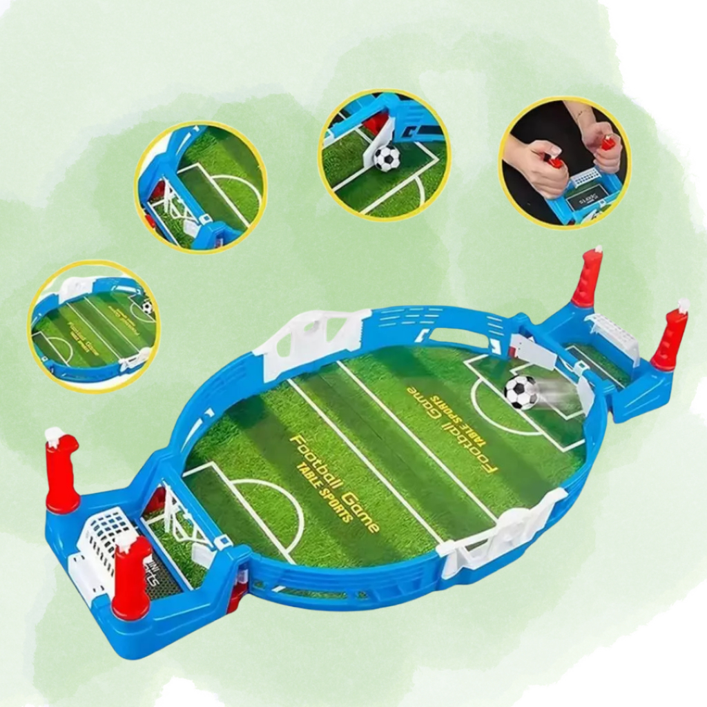 Campo De Futebol De Mesa Brinquedo Jogo de Futebol De Mesa Portatil Lançador Diversão Com Gol E Bola