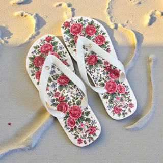 Chinela Feminina de Dedo Estampado Visual Exclusivo em Oferta na Shopee