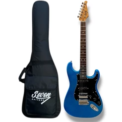 Guitarra Strato Seven Sgt-277 BL Azul / Traste inox / C Bag