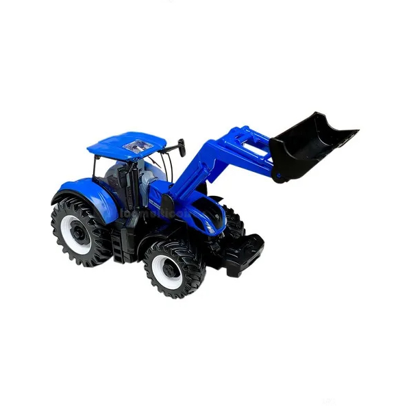 Miniatura - Trator - T7.315 Com Pá Carregadeira - New Holland - Bburago Farm