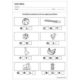 80 Atividades diferentes Com As Vogais - Educação Infantil A4