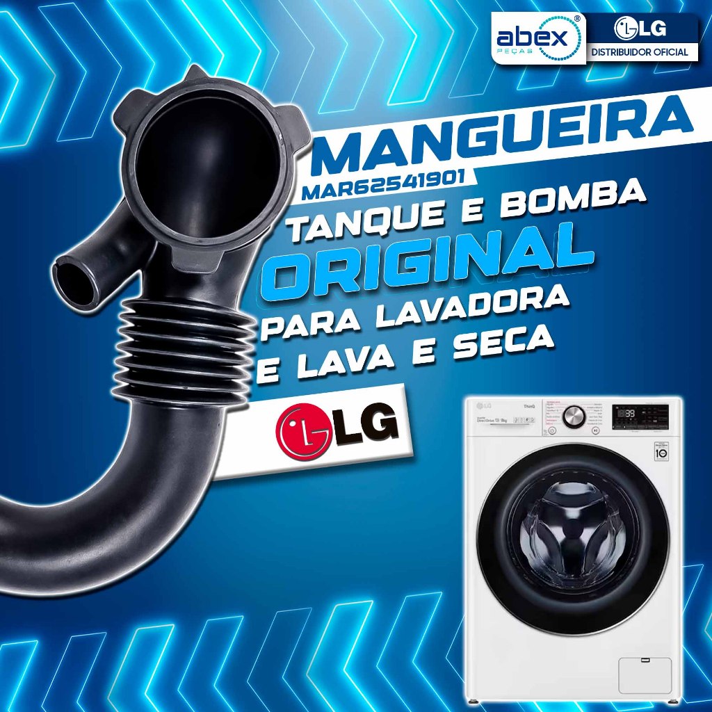 Mangueira Bomba Tanque Lavadora Lava E Seca LG FV5011WG4 Cv5011WG4 CV5011TS4A MAR62541901 Original