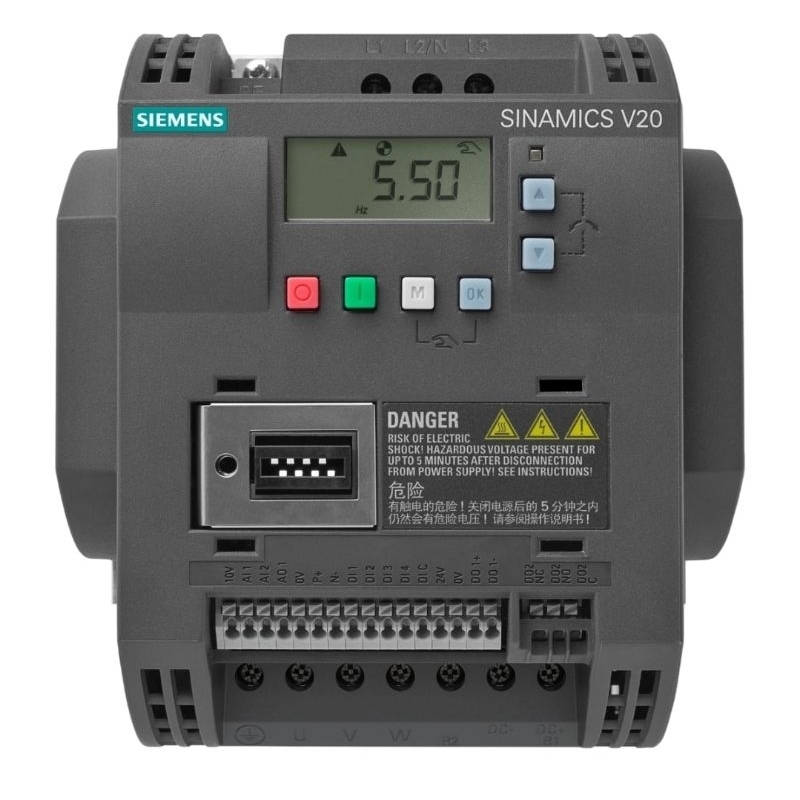 Siemens SINAMICS V20 Inverter 6SL3210-5BE24-0UV0 5HP/CV
