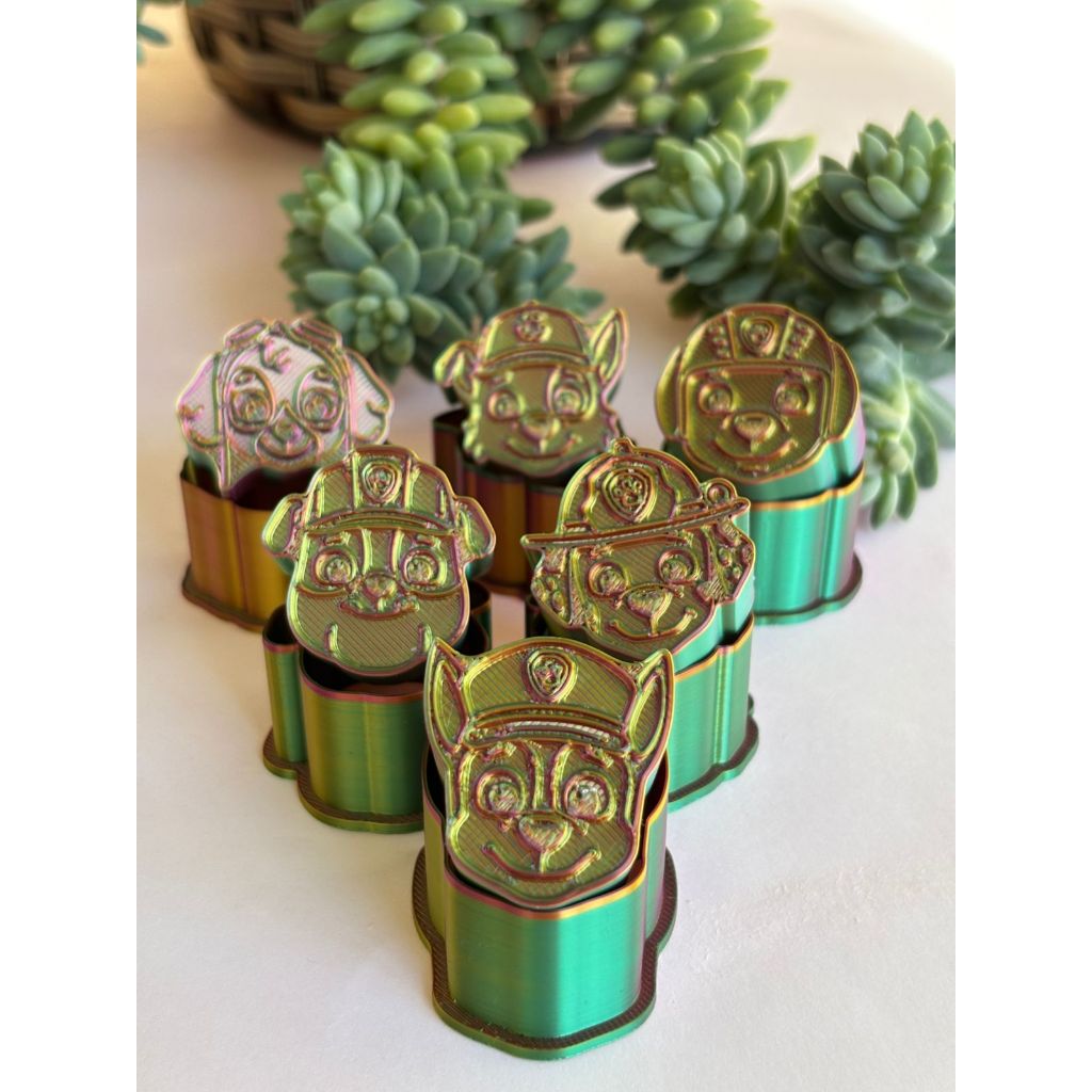 Ejetor de Brigadeiro Tema Patrulha Canina | Kit 6 Personagens | Pasta Americana | Sugarlab3d | Sugar lab 3d em Oferta na Shopee