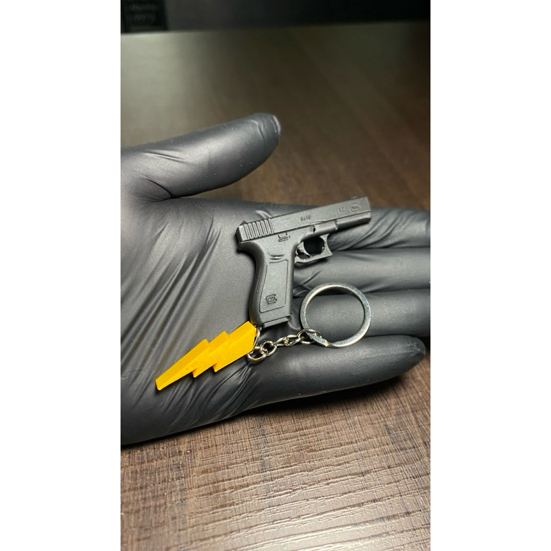 Chaveiro glock polícia militar CPE com raio