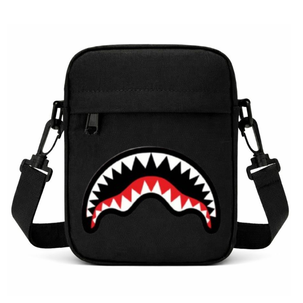 Shoulder Bag Bolsa Média Transversal Street Wear Alça Transversal Unissex Masculina e Feminina Rua