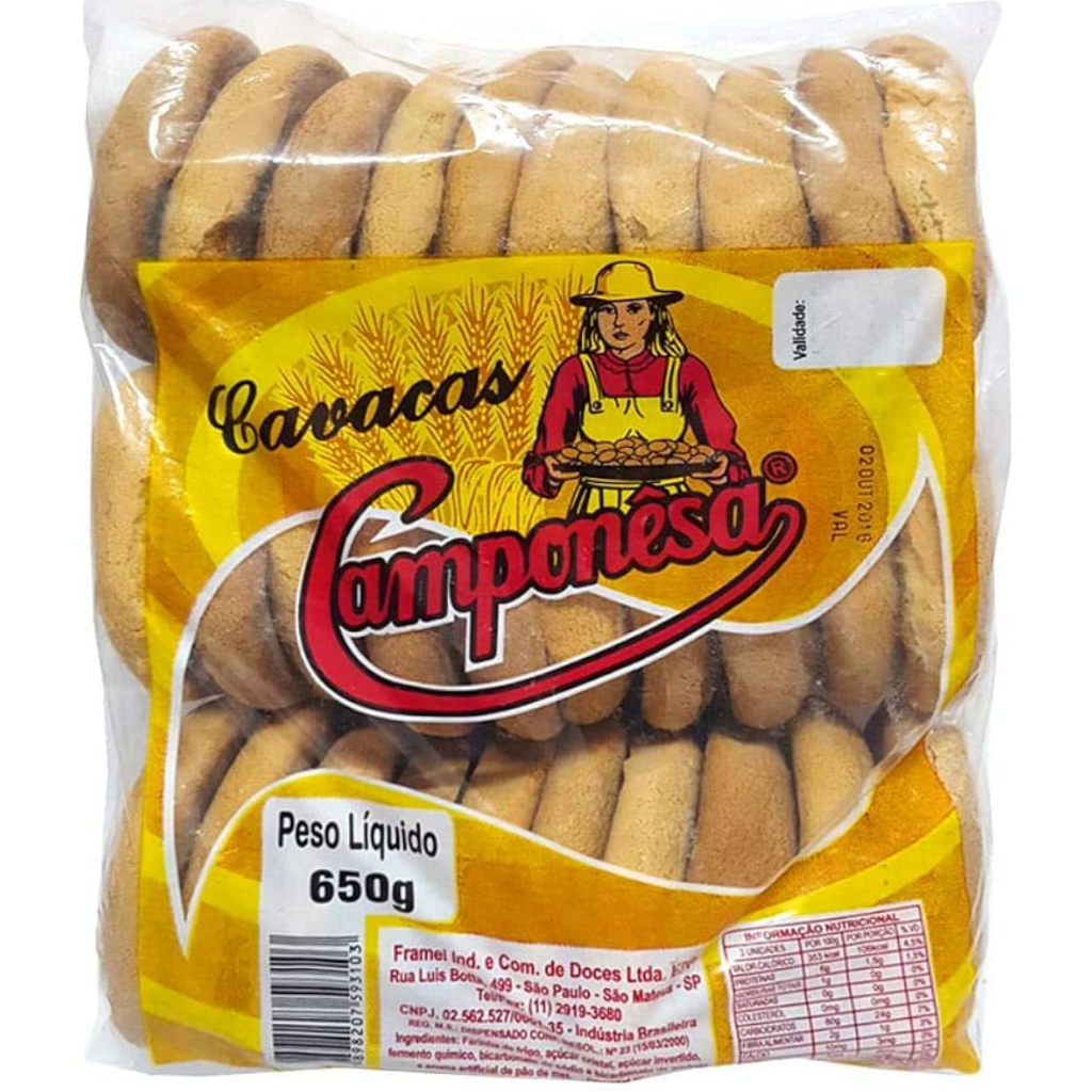 Cavaca Camponêsa 650g Framel Biscoito Doce Tradicional em Oferta na Shopee