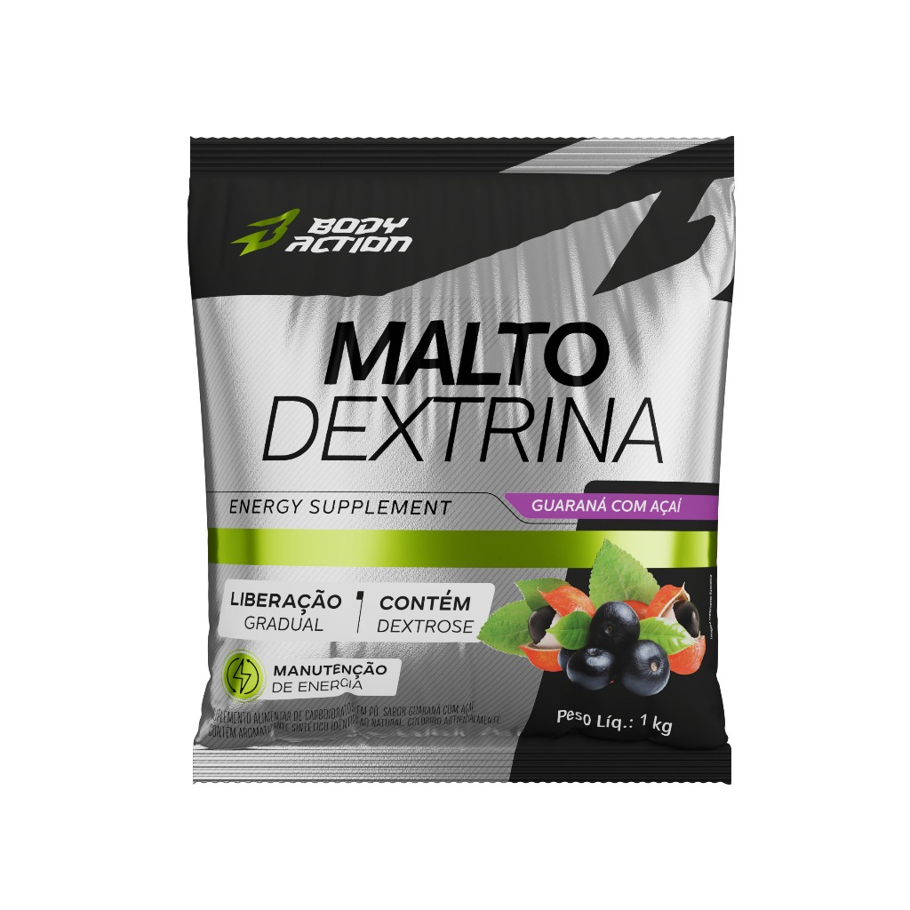 Maltodextrina Malto Dextrin 1kg - Bodyaction em Oferta na Shopee