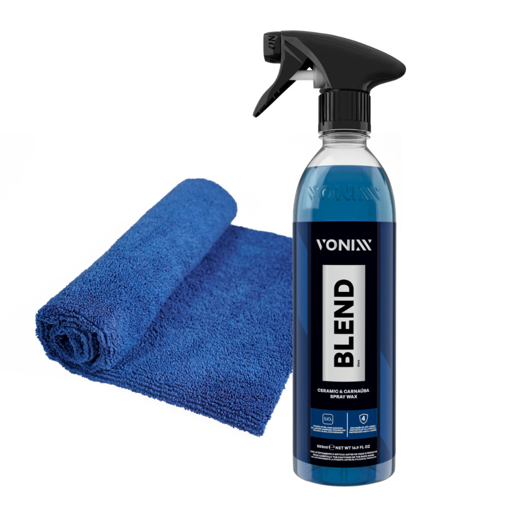 Cera Blend Vonixx Automotiva Vitrificadora Carnaúba e Toalha Microfibra em Oferta na Shopee