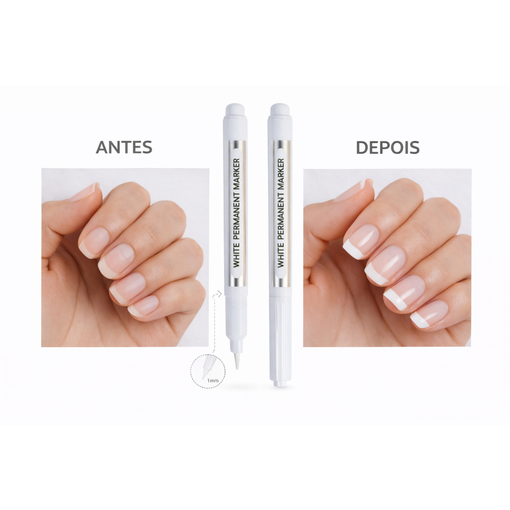 Francesinha Fácil Kit 2 – Caneta 1mm Ultra Precisa Para Unhas Perfeitas