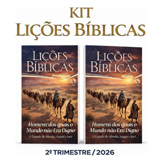 Kit Ebd Revistas Adulto - 5 Alunos + 2 Professor - 2º Trim/26 em Oferta na Shopee