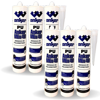 6 Selante Pu Cola Adesivo Pu40 Poliuretano (1 PRETO + 2 BRANCO + 3 CINZA) em Oferta na Shopee