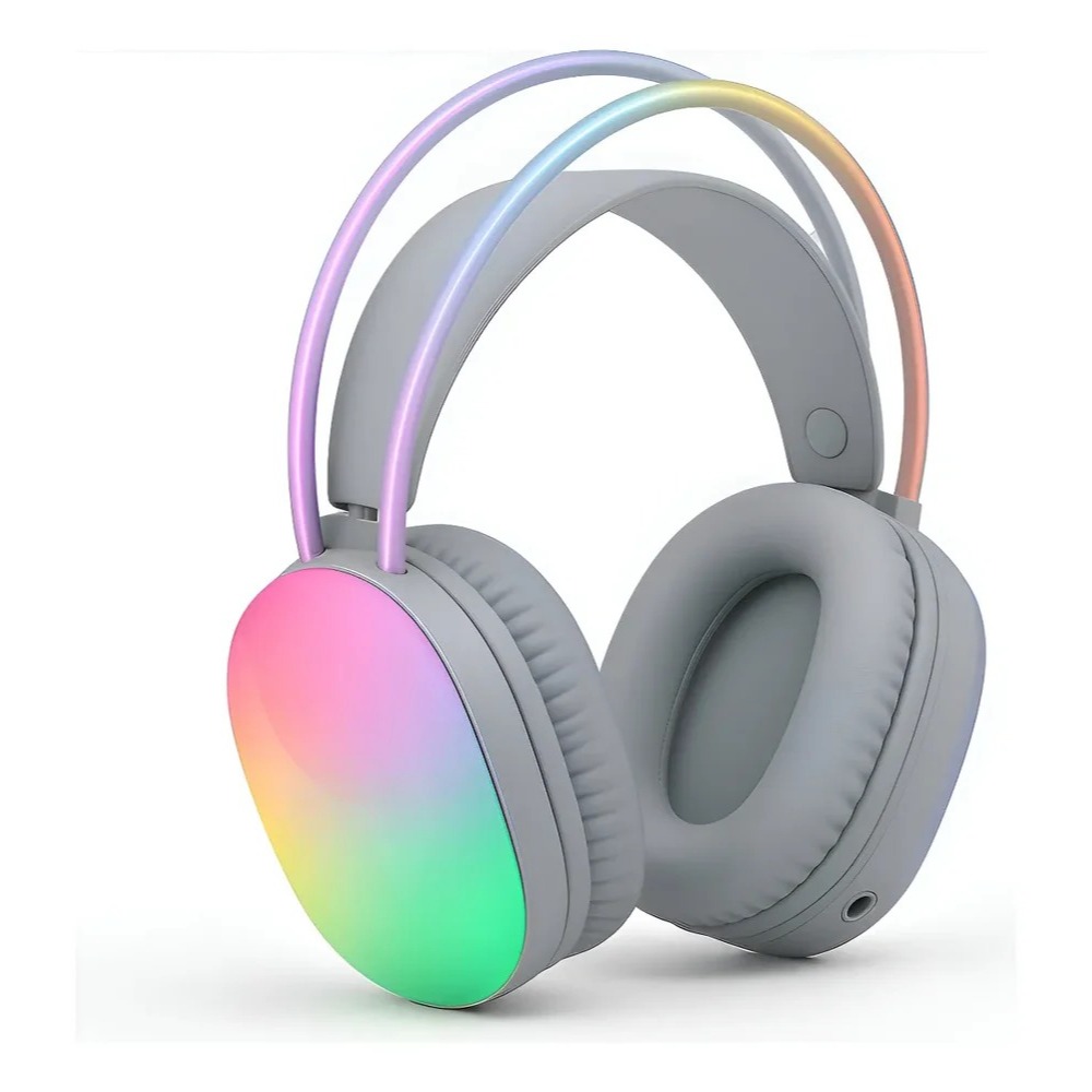 Fone de ouvido Peining RGB com 7 Cores LED -  Microfone e Entrada Cartão HEADSET bluetooth potencia 20 mw
