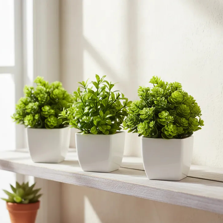 Planta Artificial Arranjo Suculentas com Vaso 3 Unid decoração em Oferta na Shopee