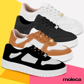 Tênis Moleca Neo Feminino Moda Casual Básico Passeio Leve Confortável Ultra Conforto Palmilha Macia em Oferta na Shopee