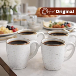Conjunto 4 Canecas 260ml em Porcelana Ryo Maresia - Oxford Original