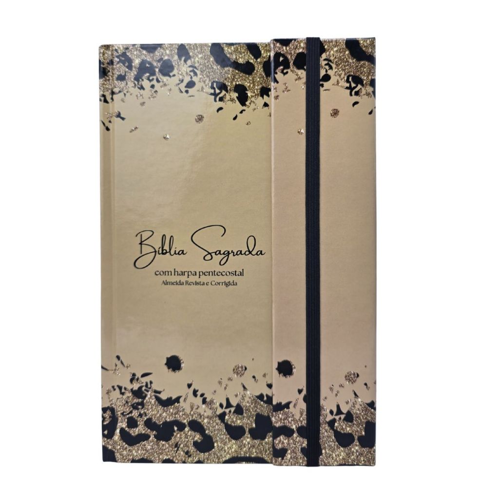Bíblia Sagrada Letra Grande Com Harpa Palavras De Jesus Em Vermelho Capa Dura Modelo CARTEIRA (GLITTER) em Oferta na Shopee