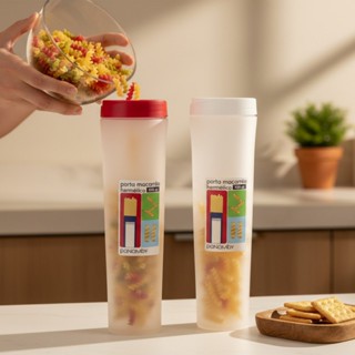POTE PARA MACARRÃO COM TAMPA HERMÉTICA ESPAGUETE OU OUTROS 950ML em Oferta na Shopee