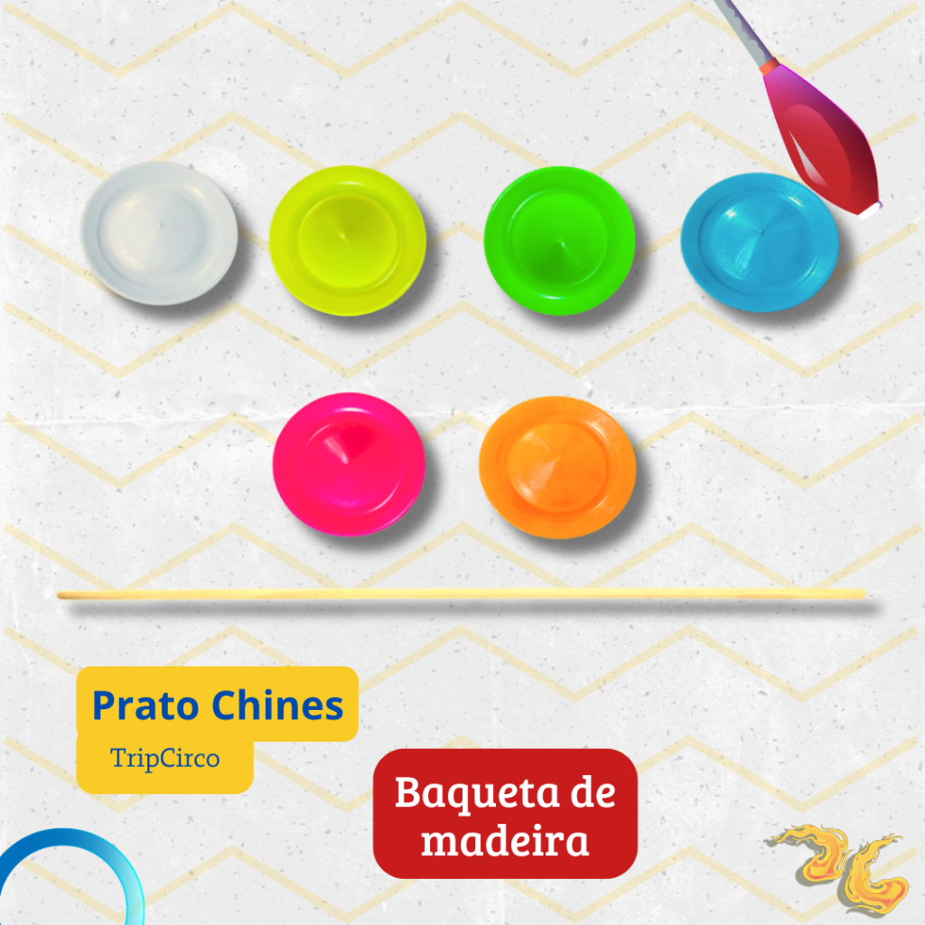 Prato Chinês/Equilibrio - (unidade) em Oferta na Shopee