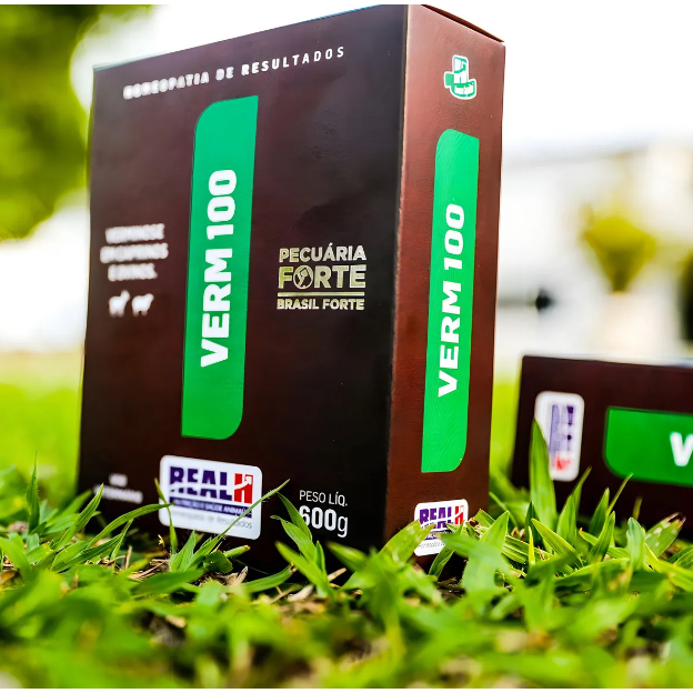VERM 100 600g- Verminose em caprinos e ovinos, REAL H.