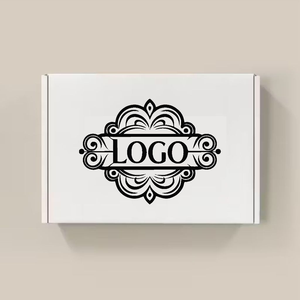 kit 50  Caixas de Papelao Personalizadas com Logótipos Personalizados 27x18x9cm