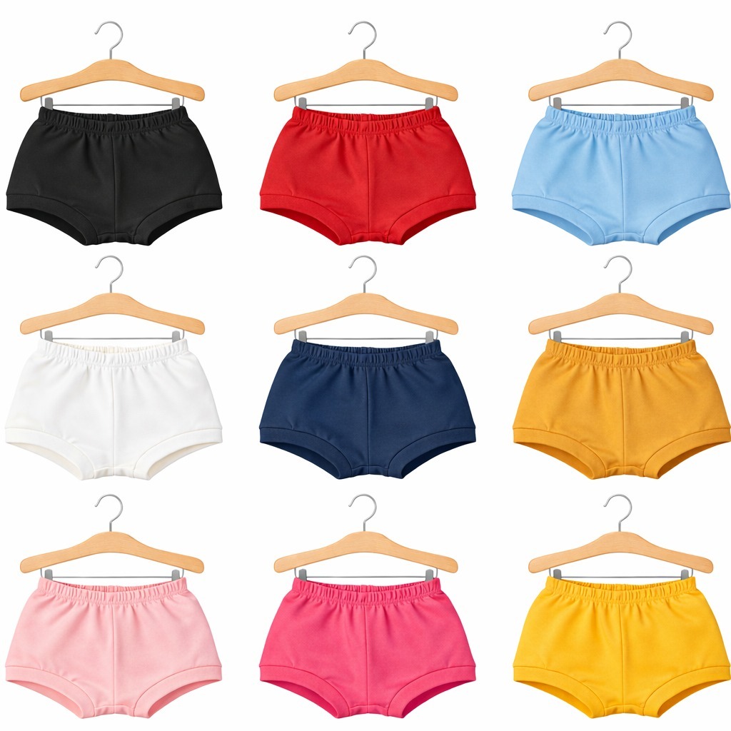 Short bebe 100% Algodão Infantil Limpinho Amarelo Branco Preto Varias Cores Unissex Rn ao G Verão em Oferta na Shopee