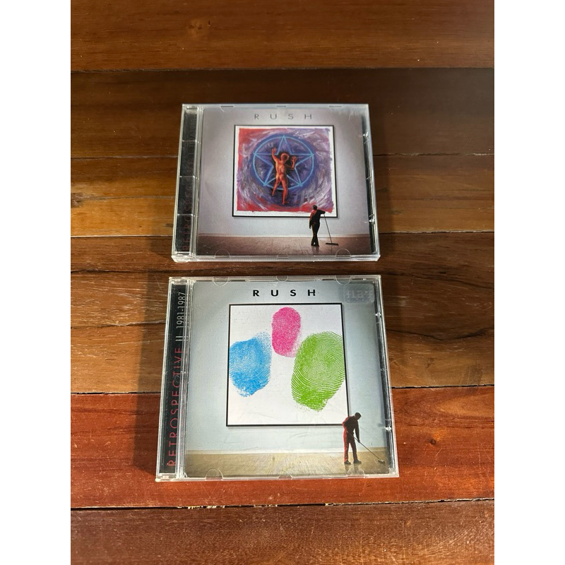 Rush - Lote c/ 5 CDS ( 3 deles s capa e contra capa )