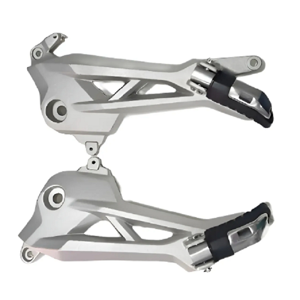 Par Suporte Pedaleira Bacalhau + Pedal Honda CG 160 (Titan / Fan / Start 2016-2017)