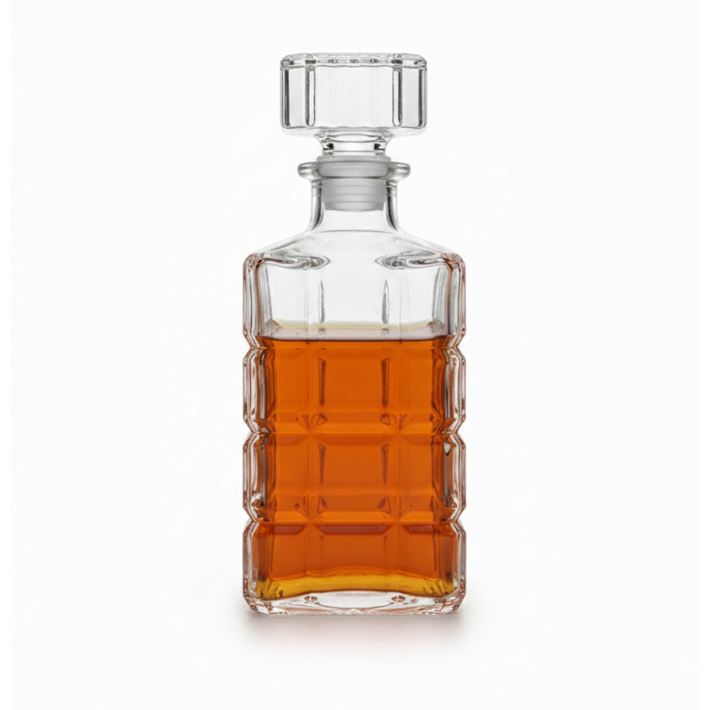 Licoreira Garrafa De Vidro Para Whisky Mini Bar Em Casa Decoração Uisque 900ml