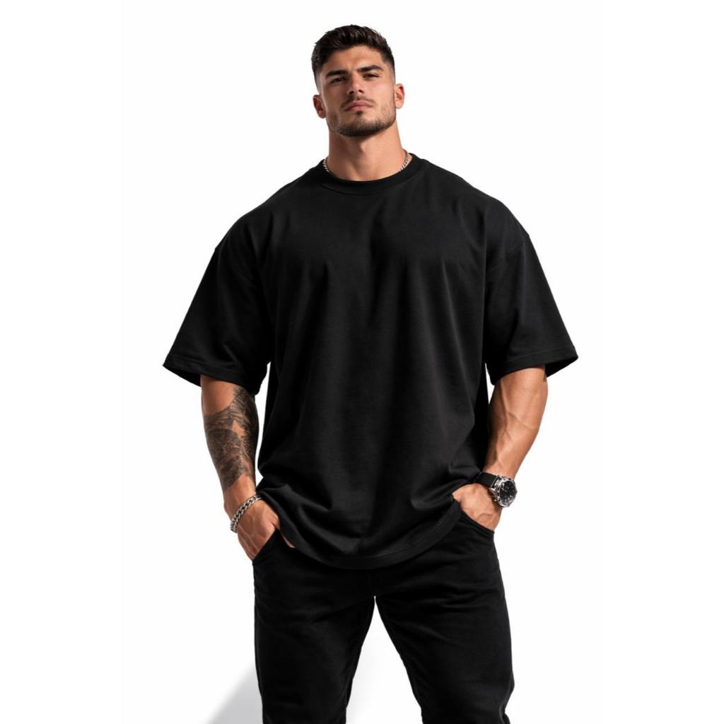 Camisetas Oversized em Suedine Premium – Conforto, Estilo e Qualidade Superior | 220G com Elastano