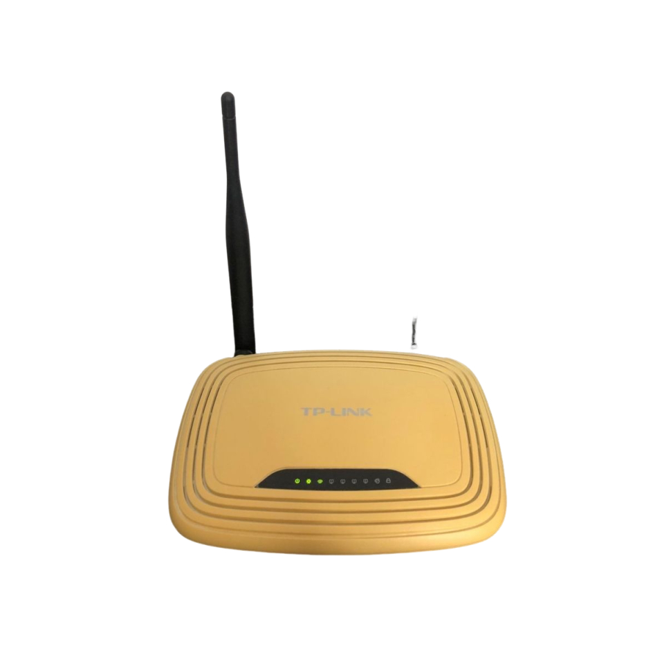ROTEADOR 1 ANTENA TP LINK WR740N Amarelado
