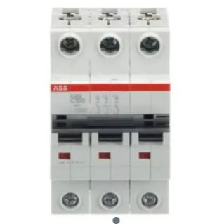 Disjuntor ABB S203-C100 tripolar de 100A 6KA
