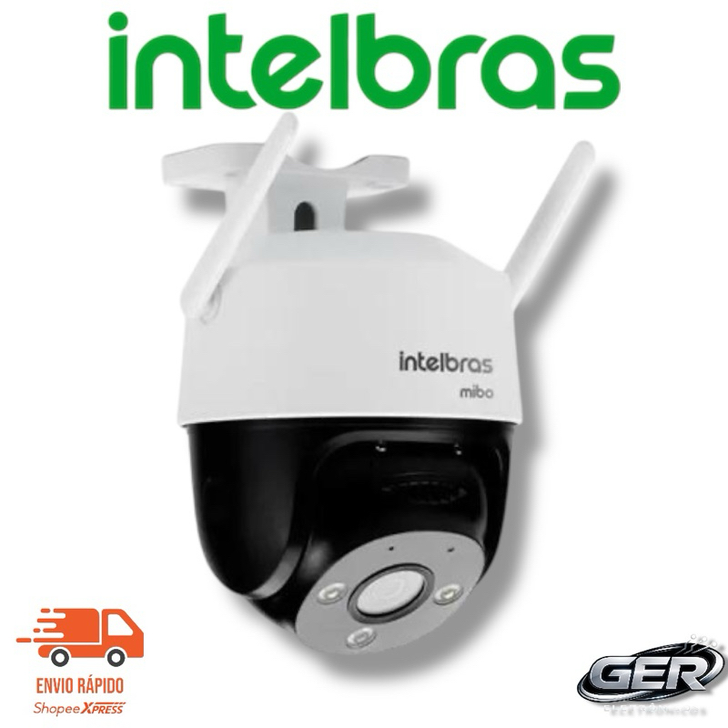 Câmera IP Wi-Fi Mini Speed Dome iM7 S Full Color Intelbras 1080p Inteligente 360°