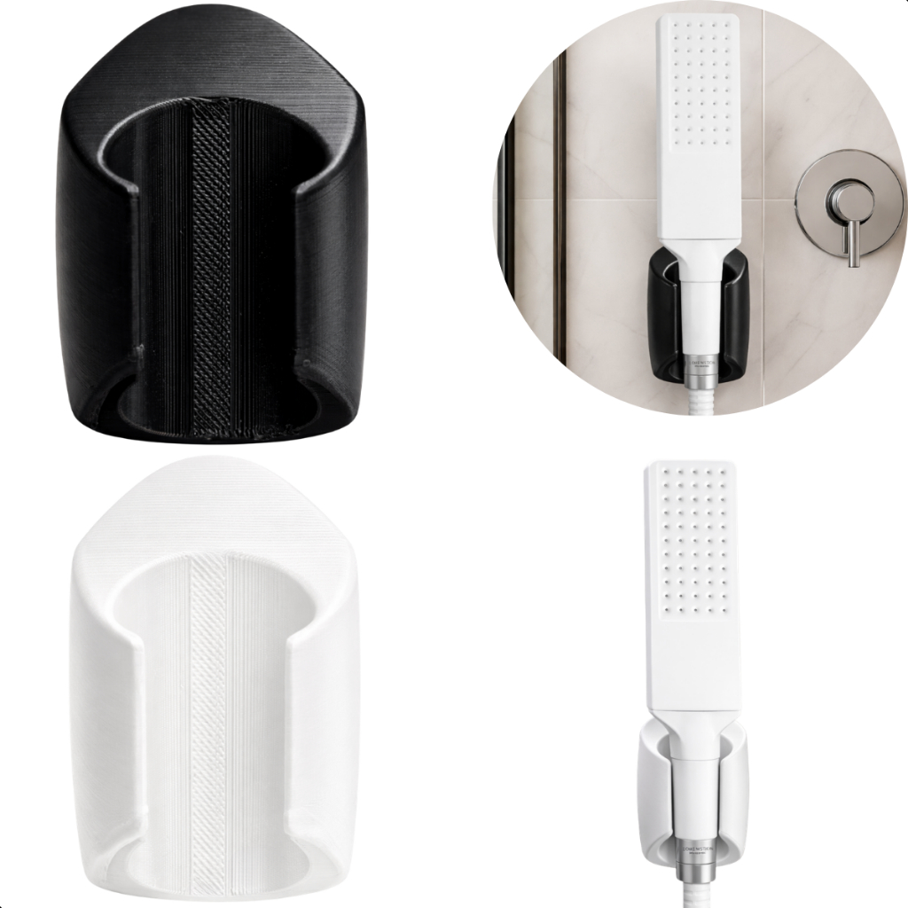 Suporte Encaixe Mangueirinha Chuveirinho Ducha Acqua Ultra Storm Face Lorenzetti Fita Dupla Face