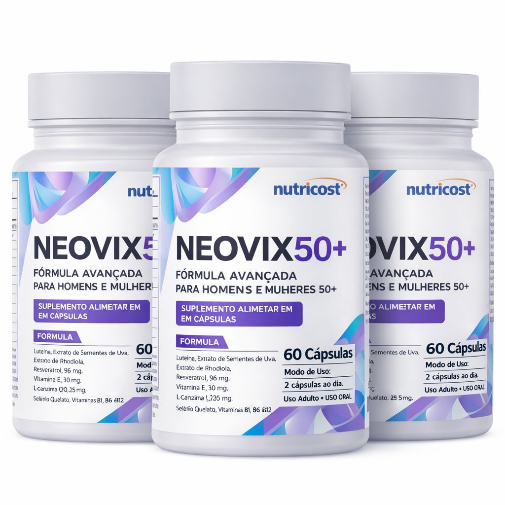 3 Neovix50 Mais Suplemento Alimentar 60 Cápsulas