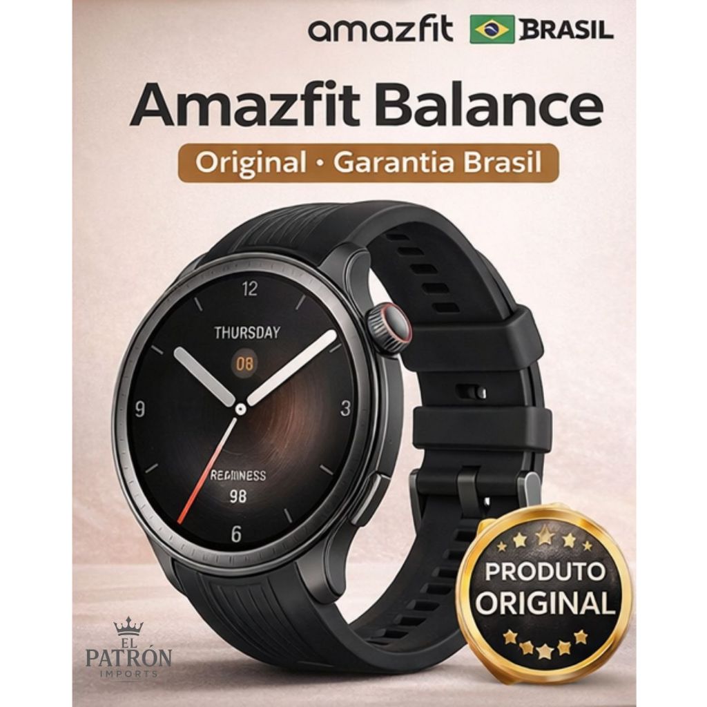 Relógio Smartwatch Amazfit Balance GPS Mapas Offline