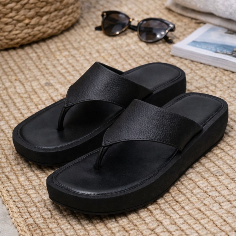 Tamanco De Dedo Sandália Feminina confortável Flatform Chinelo Plataforma Blogueira