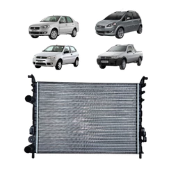 RADIADOR PALIO STRADA SIENA IDEA MOTOR FIRE 1.0 1.3 1.4 1.6 1.8 ANO 2000 01 02 03 04 05 06 07 08 ATÉ 2012 COM E SEM AR