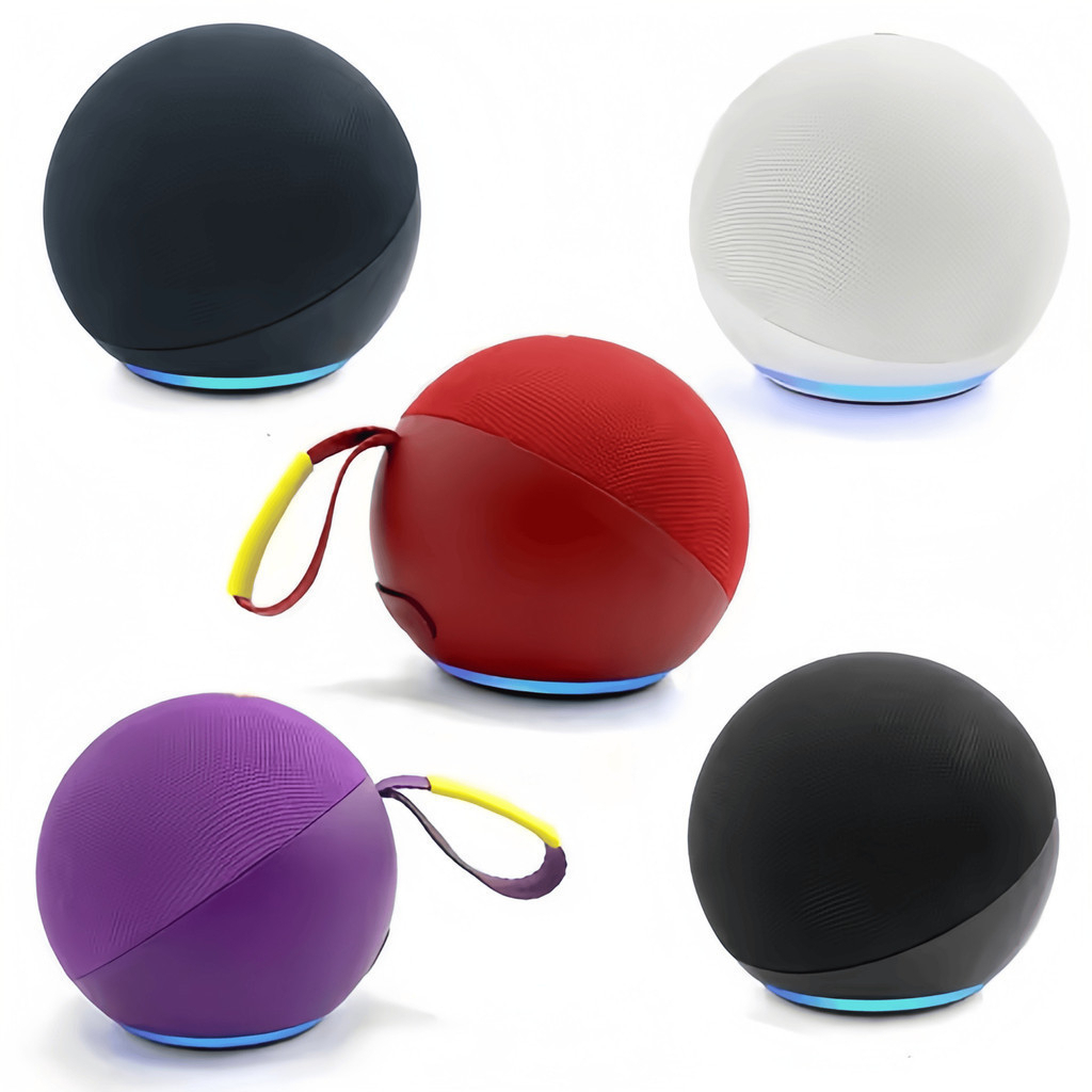 ORIGINAL-Caixa de Som Bluetooth 5W com LED Colorido Portátil Compatível com Alexa Rádio FM e USB