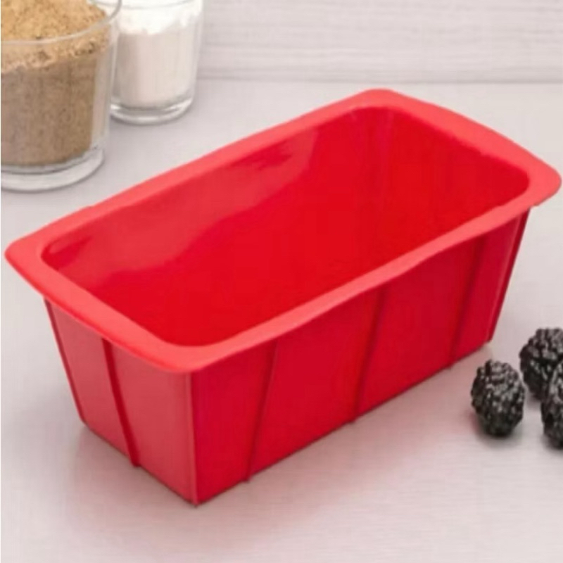 Forma de Silicone Retangular 24x14x6cm - Antiaderente e Fácil de Limpar, Ideal para Pães e Bolos em Oferta na Shopee