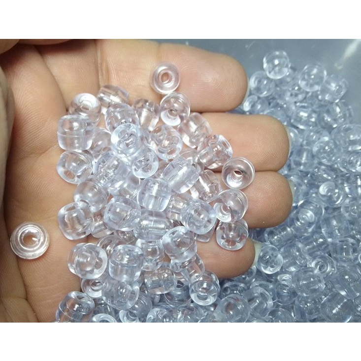 tererê miçangão redondo  9 mm TRANSPARENTE em Oferta na Shopee