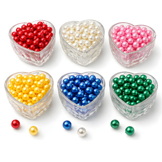 Pérolas em ABS 10MM 150 unidades com Furo Passante em Oferta na Shopee