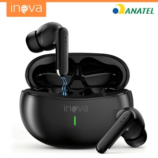 INOVA Fone de Ouvido Bluetooth 5.3 com Cancelamento de Ruído e 50h de Bateria em Oferta na Shopee