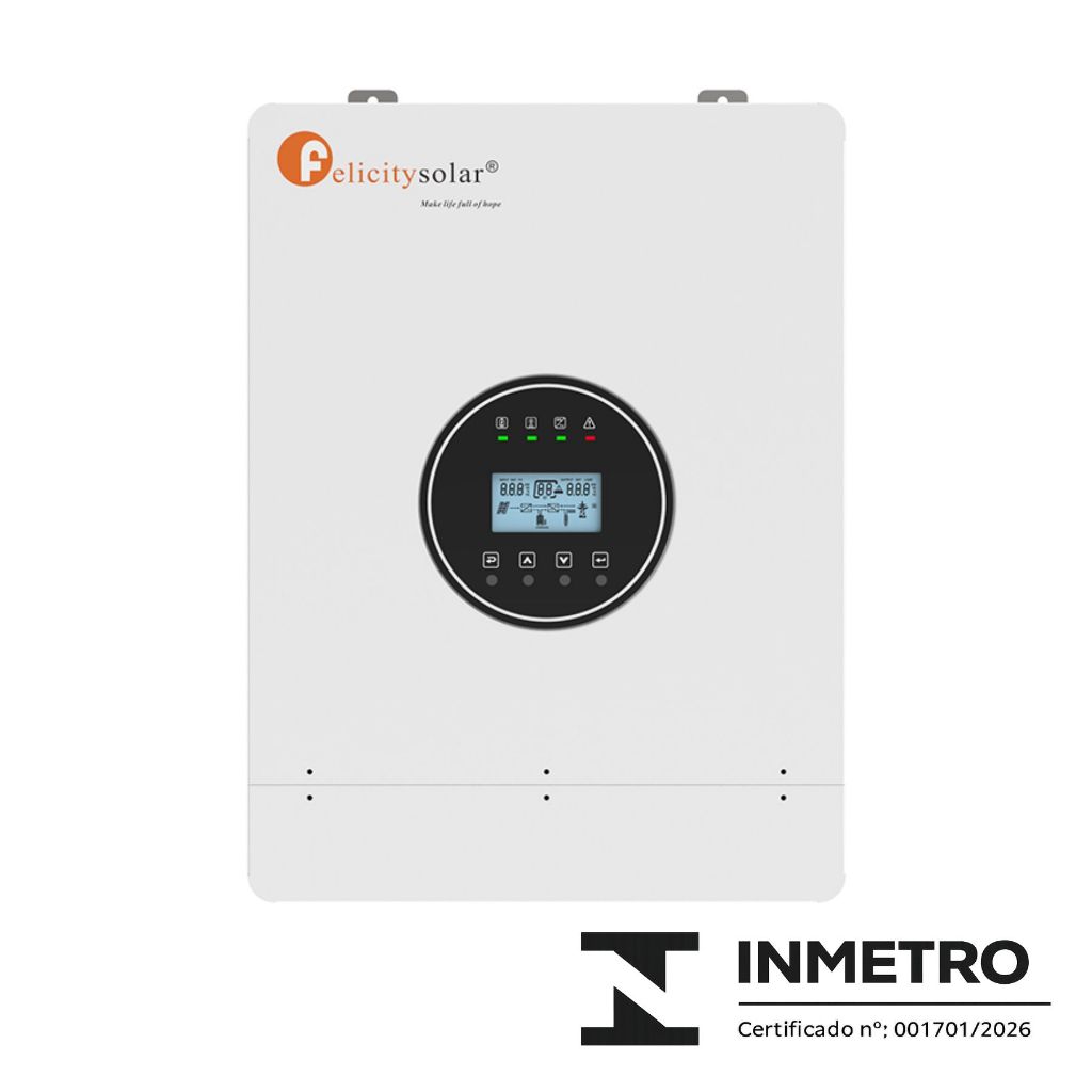 Inversor Hibrido 5000w-48v/110v-mppt 100a Felicity Solar em Oferta na Shopee