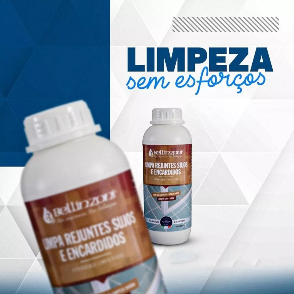 Limpa Rejunte Tira Limo e Mofo 1 Litro Bellinzoni