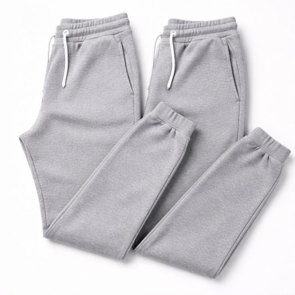KIT 2 Calça de Moletom unissex com Elástico e Punho Conforto e Estilo