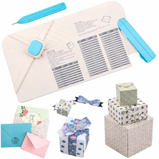 Base Criadora de Envelopes 3 em 1 com Furador – Faz Envelopes, Laços e Caixas de Presente, Kit Scrapbook com Caneta de V em Oferta na Shopee