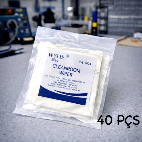 Flanela Pano Limpeza WYLIE Antiestática com 40 Panos Limpeza Poeira em LCD