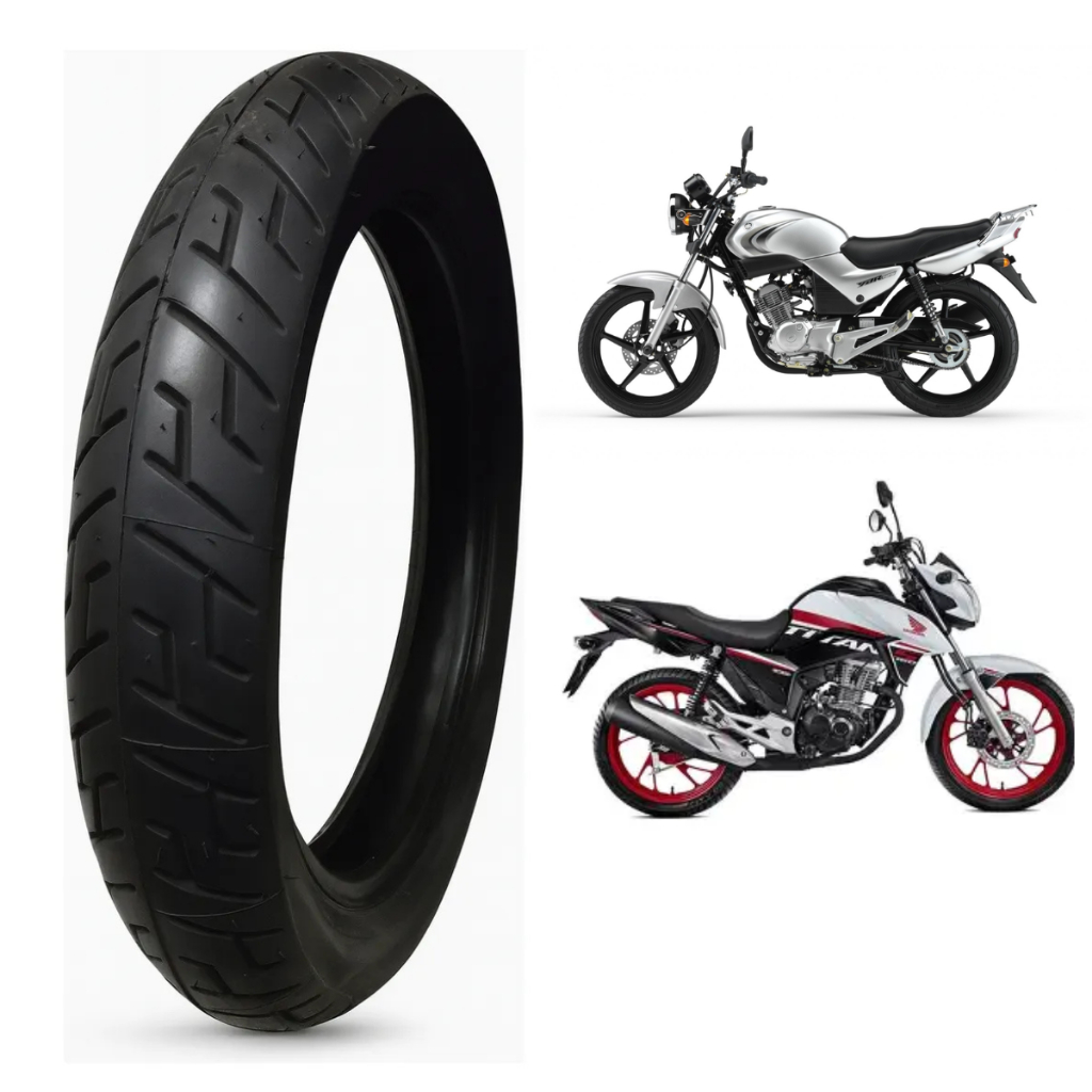 Pneu Moto Traseiro 100/90-18 Strada 57p Com Camara em Oferta na Shopee